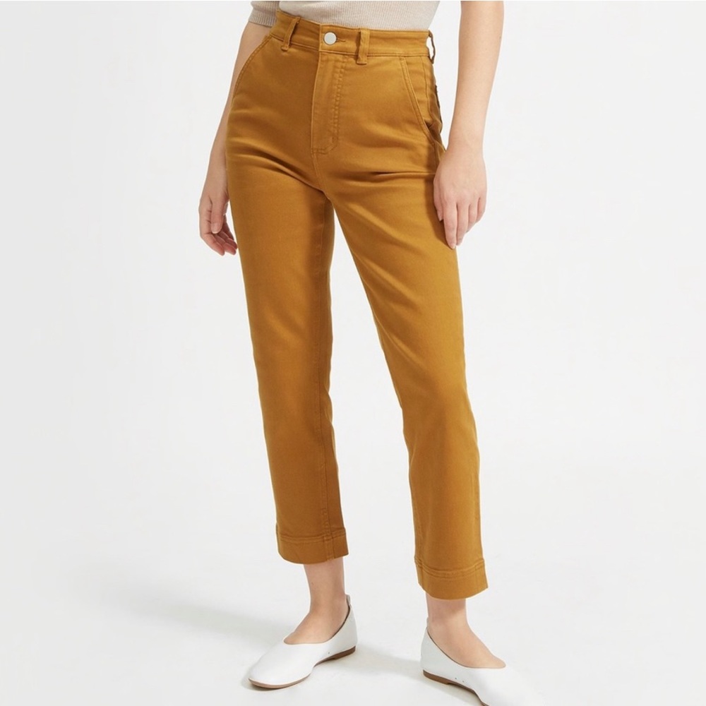 Everlane Ankle Crop in Burnt Orange